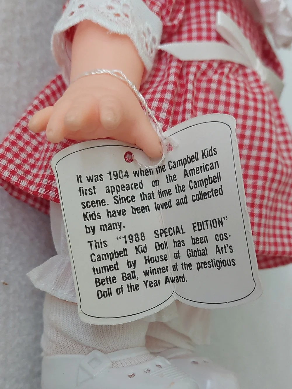 Vintage 1998 CAMPBELL'S SOUP Kid Special Edition Doll NWT